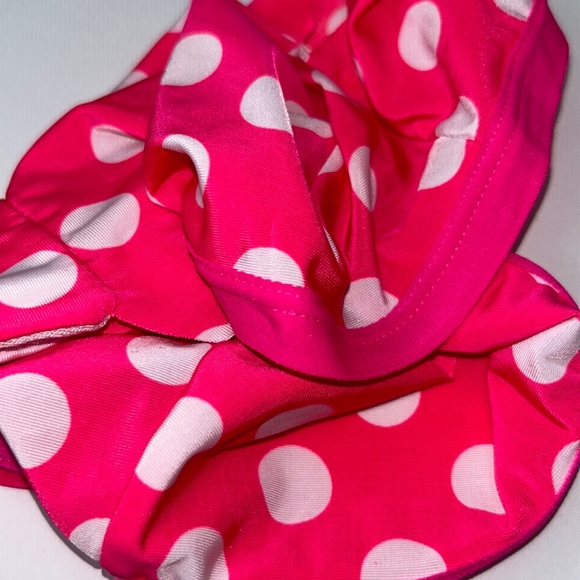 HIPHUGGER Seamless Stretchy Slinky Microfiber Pink Polka Dot Low Rise Bikini NEW - Picture 14 of 15